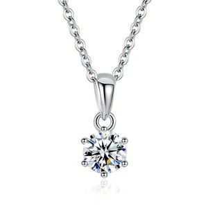 BEAUTIFUL S925 SILVER MOISSANITE NECKLACE‼️